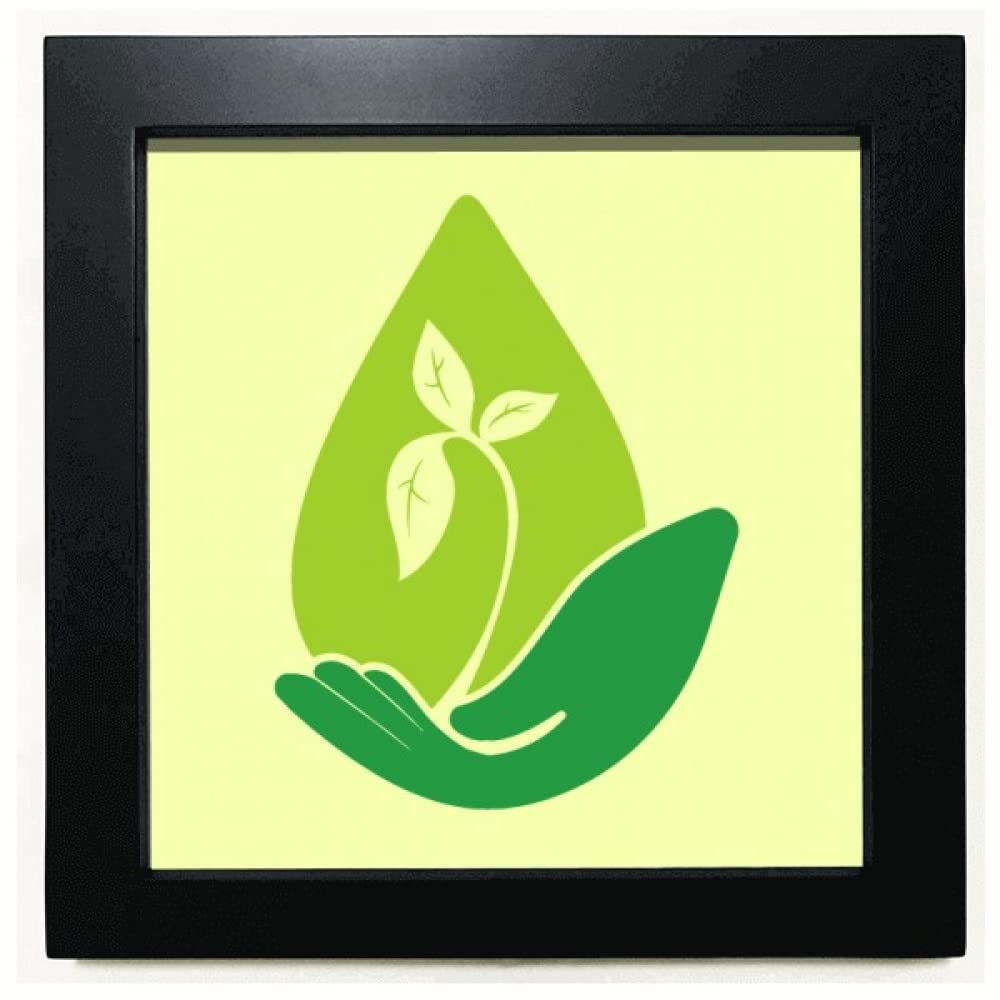 Headwaters Environmental Greening Black Square Frame Picture Wall Tabletop