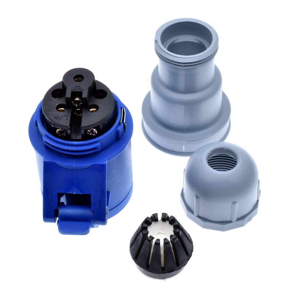 3-poliger Stecker, Baceyong-Netzkabel, Ersatznetzkabel, Universal-Netzkabel, C20 nach IEC309 316C6 16A Buchse