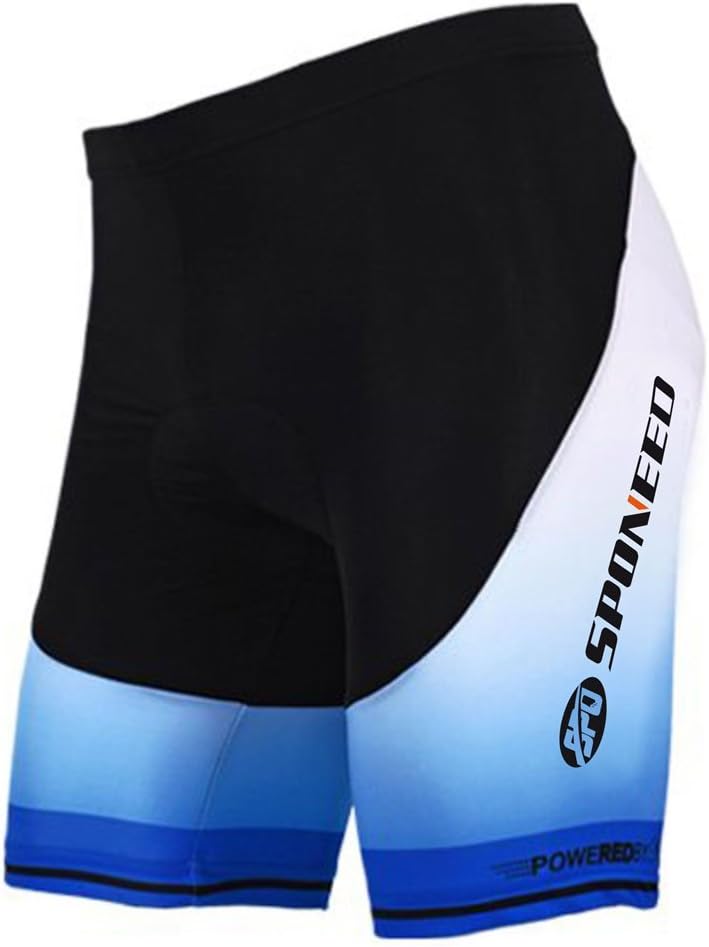 sponeed Men's Cycle Shorts Pants Padded for Bicycle Short Clothing, Shoes & Jewelry
