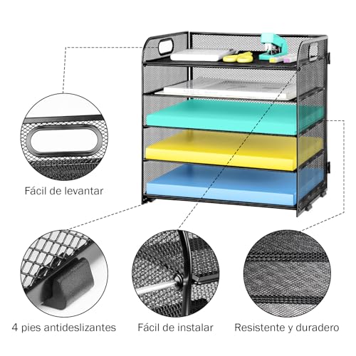Reviews de Organizadores de documentos - solo los mejores. 21 Organizadores de documentos marca KIROGILY (3)
