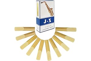 10 Pack Alto Saxophone Reeds 2.0: Precision-Crafted for Exceptional Tone and Response