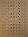 Mini Candy Stickers Wedding Favors Set of 324 (Kraft)