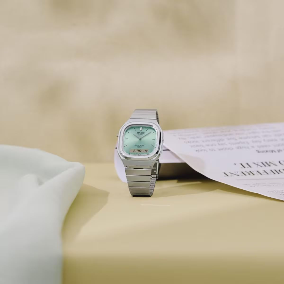 Casio Orologio da polso analogico digitale al quarzo, unisex, collezione Casio Vintage