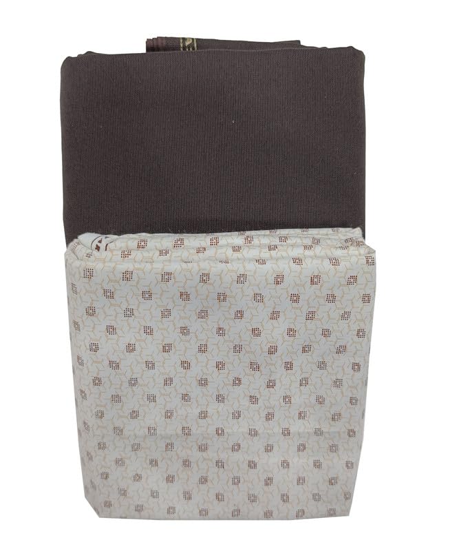 Men's Print Shirt and Trouser Unstitched Fabric Set -Gift Pack (Multicolour_Free Size)_02