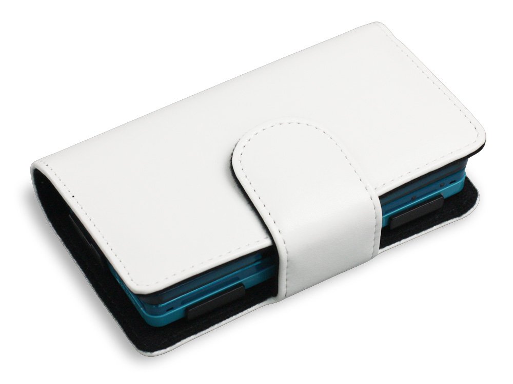 Leather Case (for 3DS) (White)