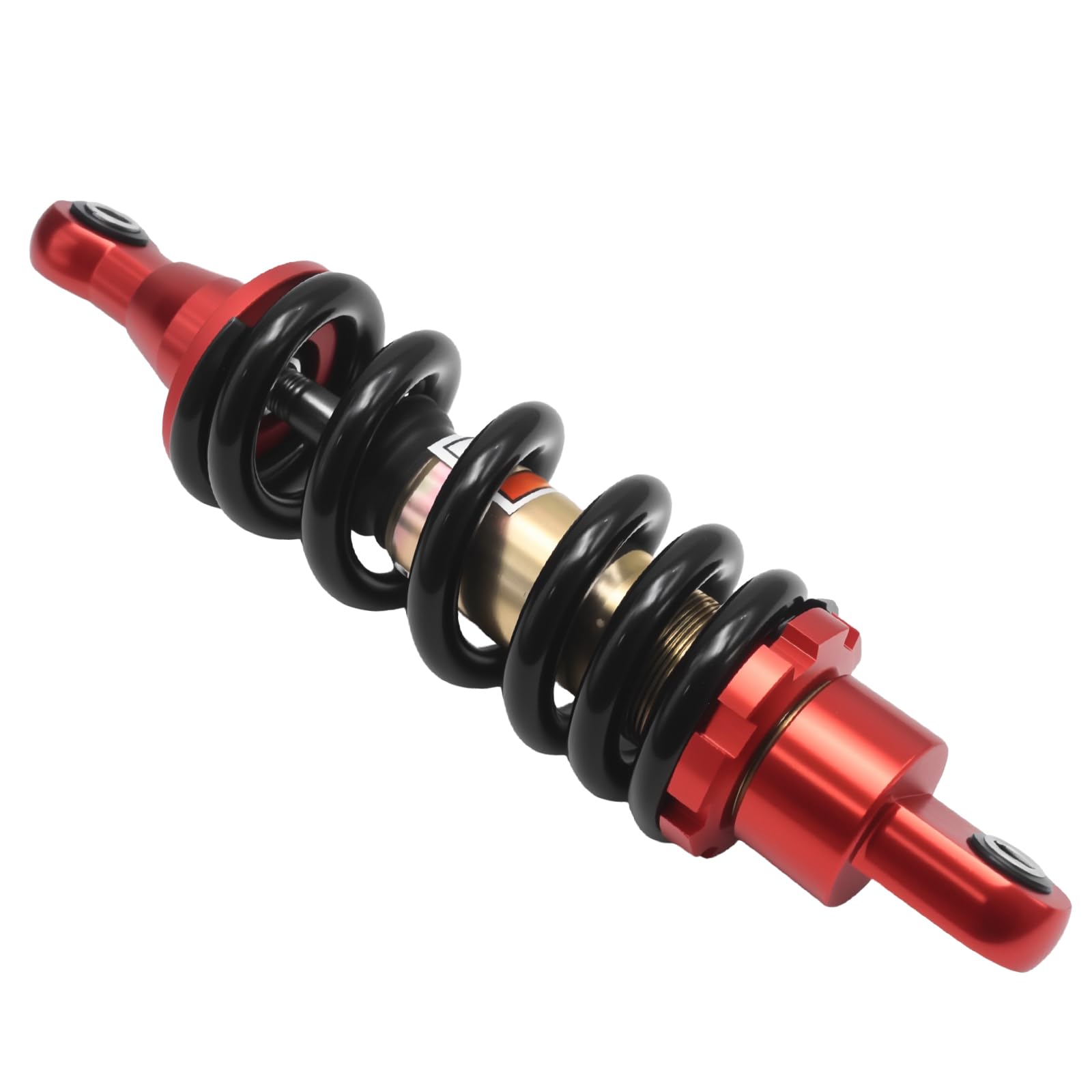 Hoypeyfiy 270 mm 980 lb 10 mm Bohrung Motorrad-Stoßdämpfer Hinten, Universeller Moped-Federstoßdämpfer, geeignet für 70 ccm, 90 ccm, 110 ccm, 125 ccm, 150 ccm Dirt Pitbikes