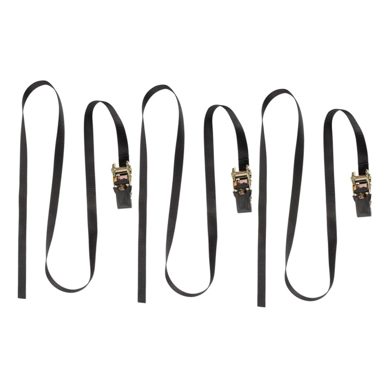 TOPBATHY 3pièces Sangles à Cliquet Épaissies pour Camion Et Sangles Arrimage à Tension Réglable De Chargement Robustes pour Déménagement Et Usage Domestique
