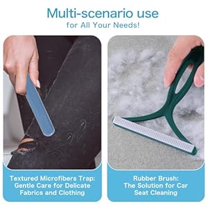   5-PCS-Pet-Hair-Remover-Dog-Hair-Removal-Tool-for-Couch-Clothes-Carpet-Bed-and-Car-Including-Carpet-Rake-Rubber-Brush-Textured-Microfibers-Trap-Portable-Scraper-Grooming-Gloves