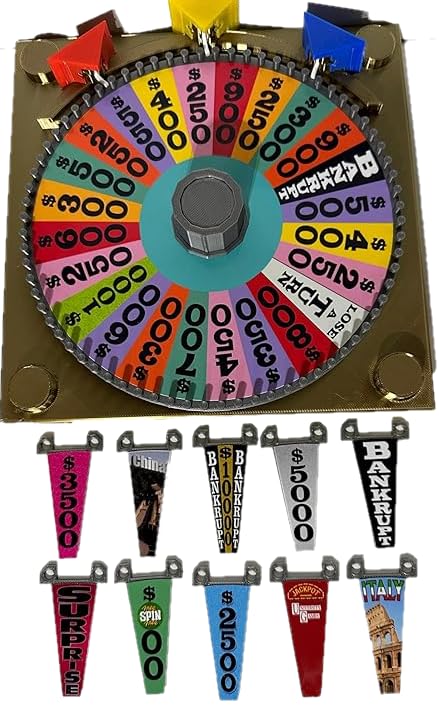 【最安値】Wheel of Fortune Amazon.com: 1996-1998 Era Wheel of Fortune Board Game Wheel