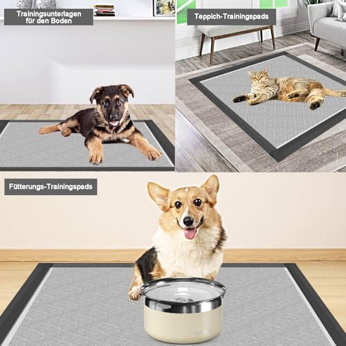 Gardner Pet Welpenunterlagen 70x85cm, Große Welpen Unterlagen mit Kohlenstoff zur Geruchskontrolle, Super Saugfähige und 6-lagige Auslaufsicher Trainingspads für Hunde, 30 Stück