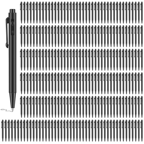 Stylos d'écriture lisses en lot de 200 pour l'école et le bureau