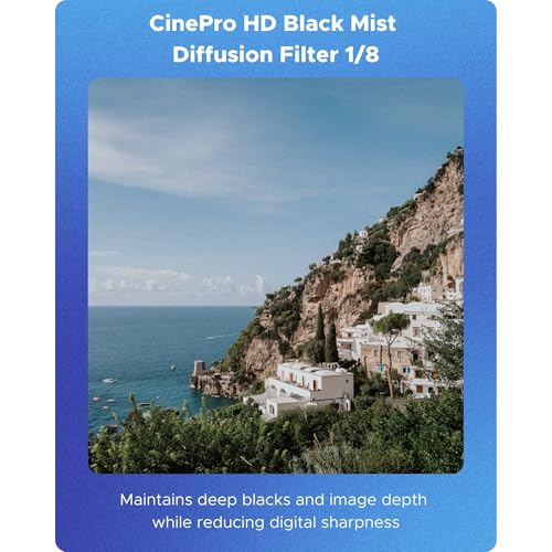 Filtro de difusión Hoya CineProHD BlackMist 1/8 52mm efecto cine 5