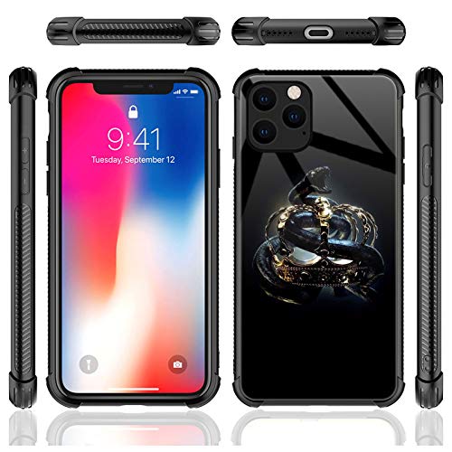 Iphone Xr Case, Crown Snake Plexiglass Iphone Xr Cases For Boys And Men [Anti-Scratch] Fashion Cute Pattern Design Cover Case For Iphone Xr 6.1-Inch Crown Snake #TOP2