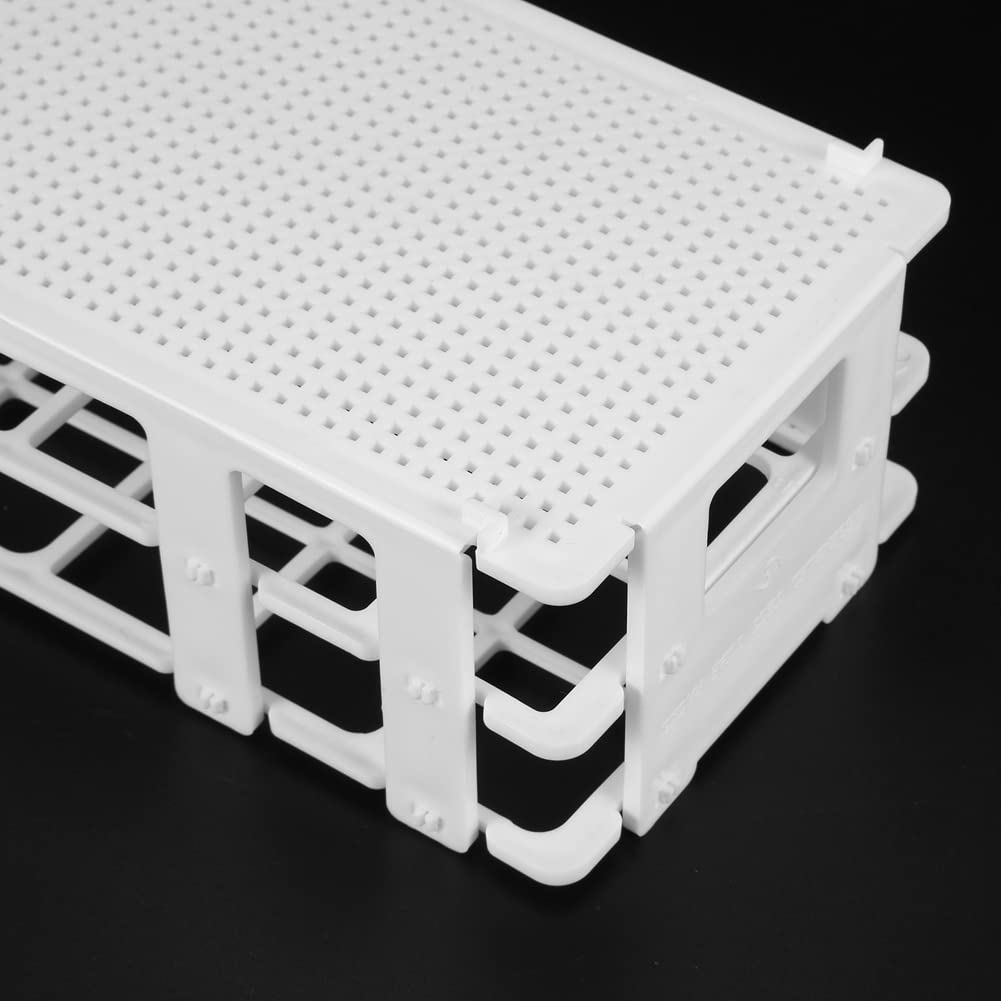 9 Confezioni di Rack plastica, Supporto per Rack per provette da Laboratorio a 21 Fori per provette da 30 mm,
