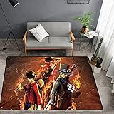 ONE Piece Anime Area Rugs,Easy Clean Non-Shedding Stain Resistant Living Room Bedroom Area Rug,Soft...