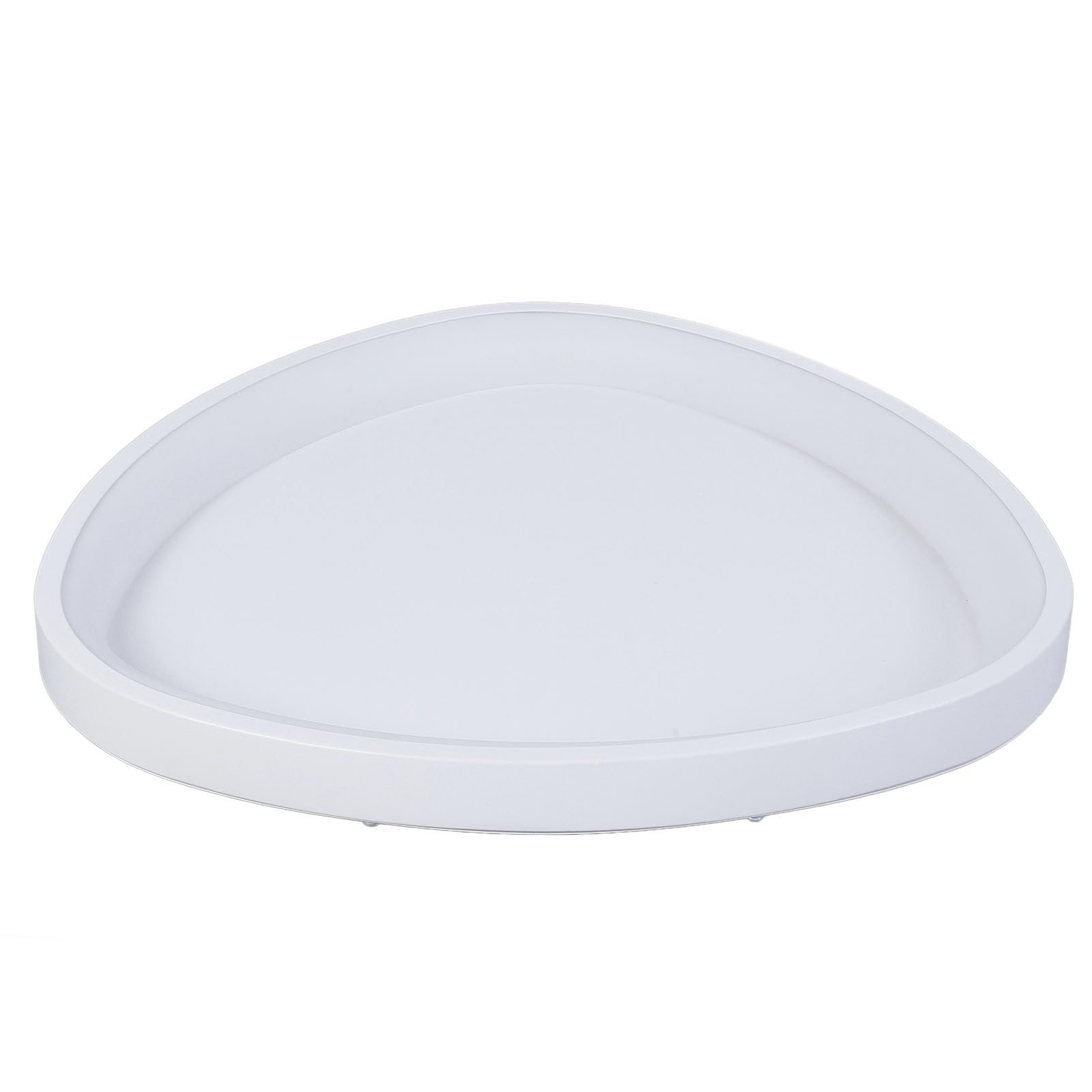 plplaaoo Lampa sufitowa LED, minimalistyczna, nowoczesna, ściemniana, pilot zdalnego sterowania, aplikacja, regulowana, 3 temperatury barwowe, oprawa oświetleniowa do kuchni, sypialni (biała)