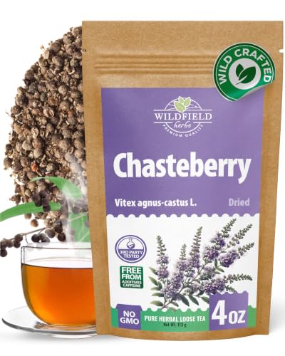 4 oz. Chaste Tree Berry Сhasteberry Tea Chaste Tree Berry Tea Herb (Vitex Agnus-Castus) - 113g Herbal Vitex Sauzgatillo
