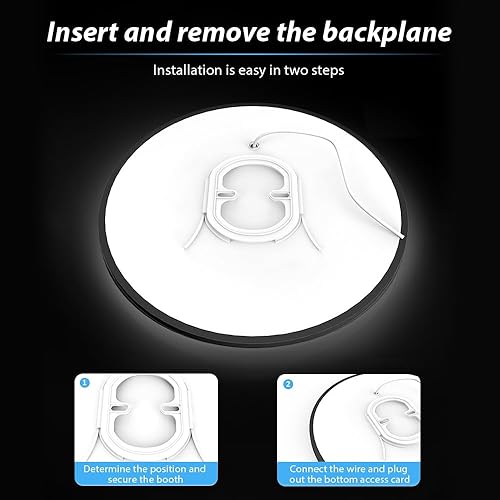 Miniatura 5 de Lámpara de techo de montaje empotrado, lámpara LED de montaje en superficie de 30 W para dormitorio, cocina, lámparas de montaje plano ultrafinas y