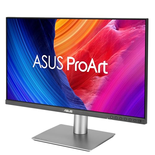 Image of ASUS ProArt Display PA278QGV Gen2 Professional Monitor - 27-inch, IPS, QHD (2560 x 1440), 95% DCI-P3, Color Accuracy ΔE < 2, Calman Verified, 120Hz, HDR-10, Light Sync, VESA MediaSync