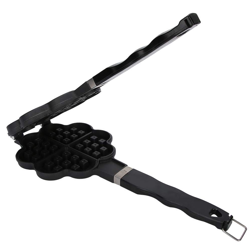 En forme de coeur DIY Gaufrier Gaufre Moule À Gâteau ancake Griddle Flip Cuiseur Pancake Maker Plateau De Cuisson Ménage Cuisson Accessoires