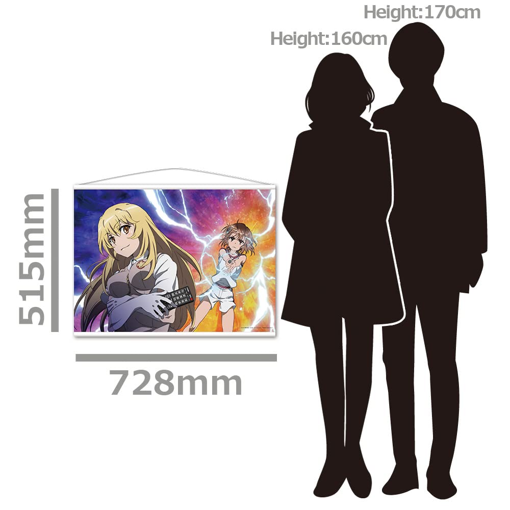 Amazon.co.jp: とある科学の超電磁砲T B2タペストリー A 御坂美琴 & 食