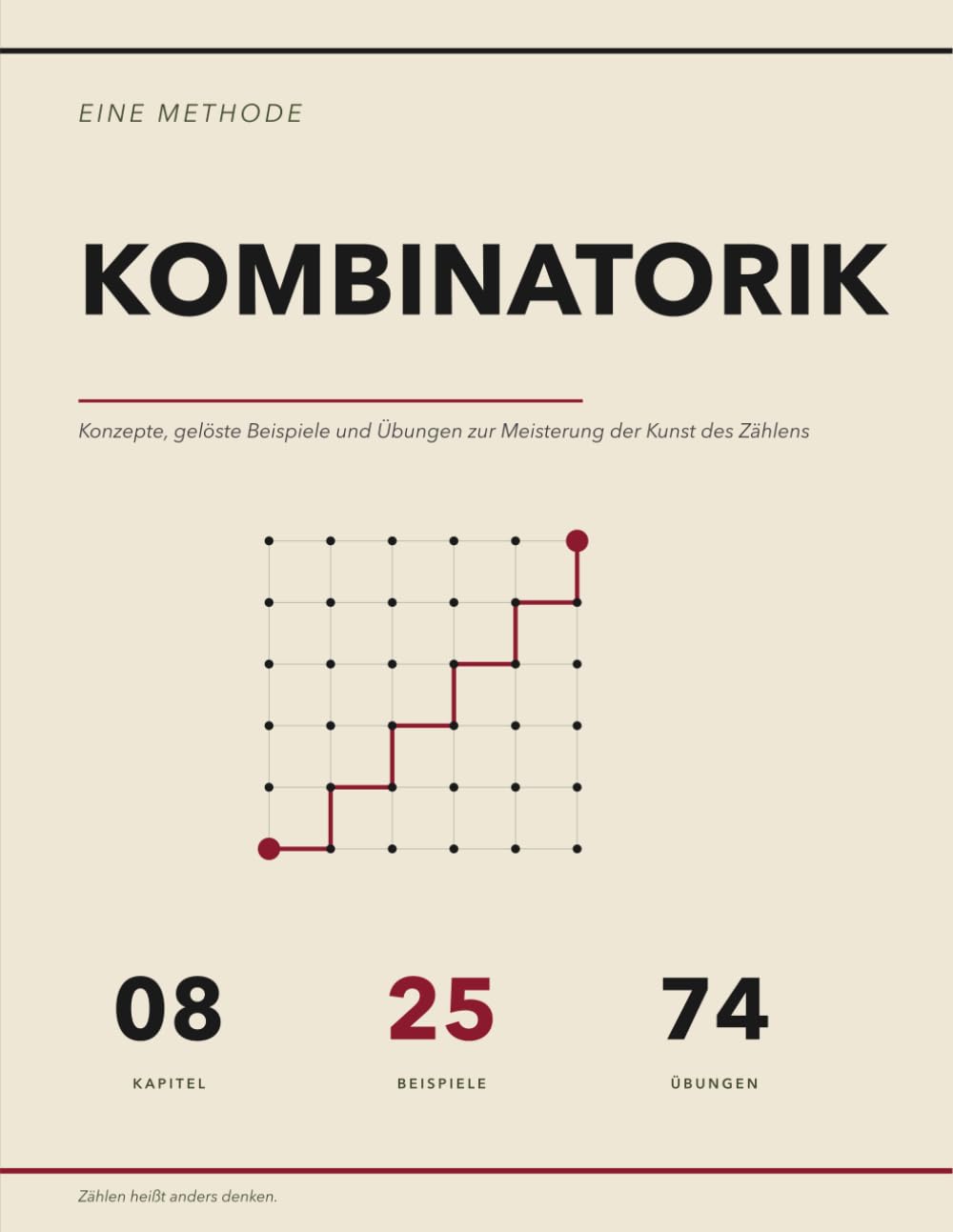 Die Kombinatorik-Methode: Konzepte, Gelöste Beispiele und Übungen zur Meisterung der Kunst des Zählens | Bijektionen, Inklusion–Exklusion, Catalan-Zahlen, Erzeugende Funktionen, Burnside und Pólya