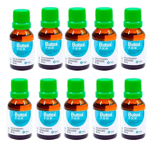 Kit 10 Butox 2oml Antipulga E Carrapato Msd - Original