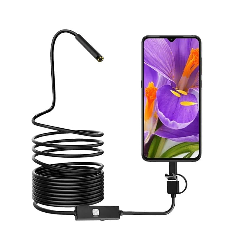 Wukama Waterproof Endoscope Mini HD Camera Snake Tube 7 mm Lens USB Inspection 6 LED Inspection Camera-image-5