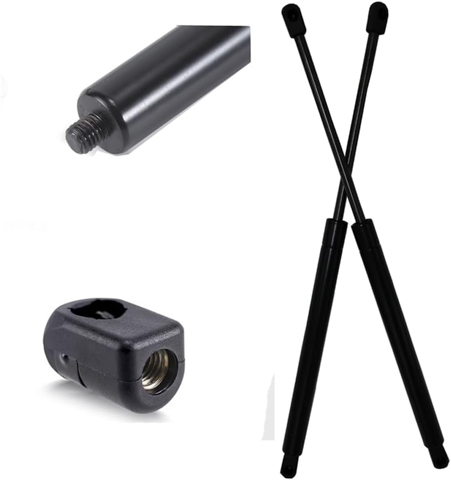 SE230P20 23 Inch 20Lbs/89N Gas Struts Springs Shocks for Camper Shell Rear Window, Leer Snugtop Truck Topper Canopy Cap Cover Light Duty Storage Tool Box Lid, Set of 2