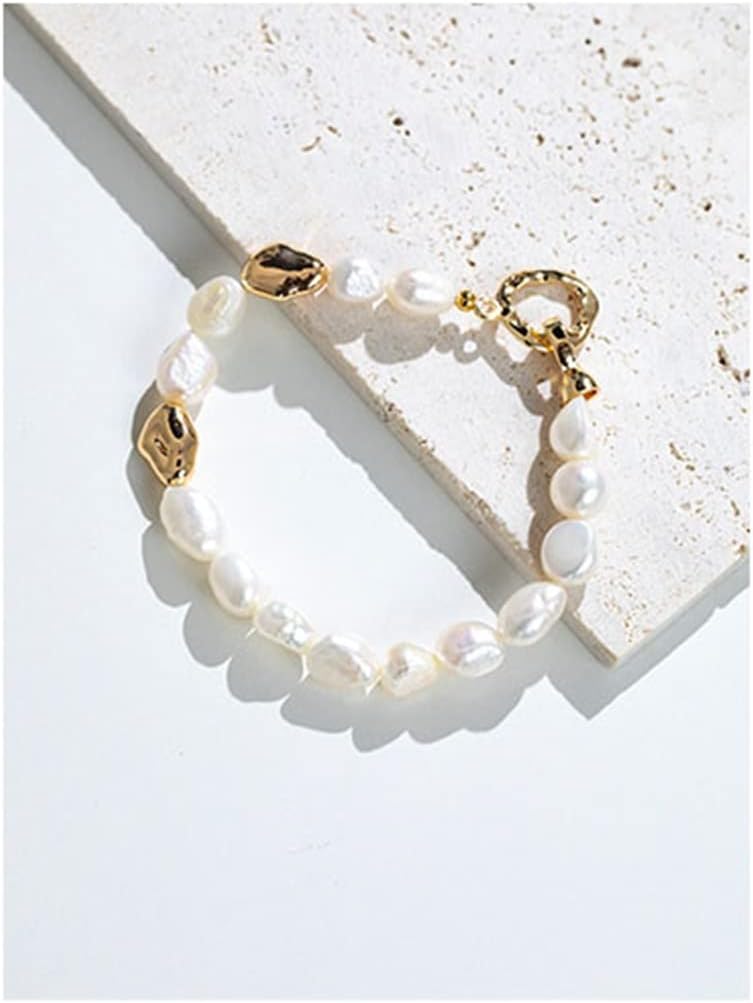 Pearl Bracelet Two-sided Light Irregular Pearl Bracelet Gift S For Girlfriend Birthday Gift