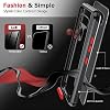 LeYi Compatible with LG K51 Phone Case, LG K51 Case with 2 Tempered Glass Screen Protector, Shockproof Bumper [Unique Buttons] Clear Back Slim Protective Phone Case for LG K51, Black - Thumbnail Image 6