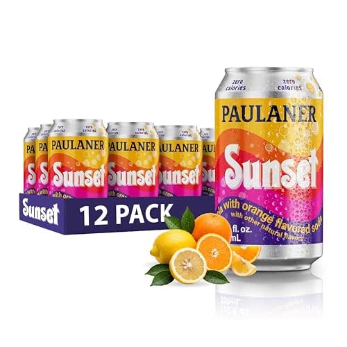 Paulaner Sunset Zero Orange Cola Soft Drink | Fruity European