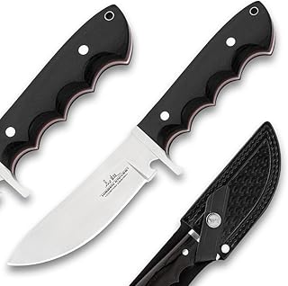 Gil Hibben United Cutlery Drop Point Pro Hunter Knife and Sheath | Versatile Hunting Tool | Razor-Sharp 5Cr15 Stainless Steel Blade | Wooden Handle | 10.4" Length - Gil Hibben