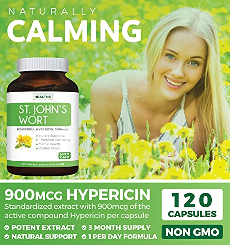 Healths Harmony Stress Less Bundle - St. John's Wort & Organic Ashwagandha #TOP1