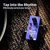 FLAMMA FC01 Looper Pedal Drum Machine 2 in 1 Drum Looper Guitar Pedals, 20 Minutes Loop Time with 16 Drum Grooves, Tap Tempo, 44.1kHz/16Bit Mini Guitar Effects Pedal with 3 Mode