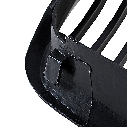 Astra Depot Left Right Kidney Grille Compatible with 1998-2001 BMW E46 316i 318i 320i 323i 325i 328i 330i Sedan (Glossy Black) - Image 3