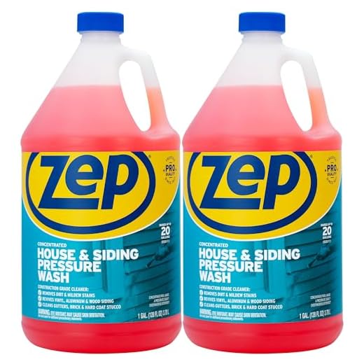 Zep Pressure Wash Cleaner, 1 Gallon Case