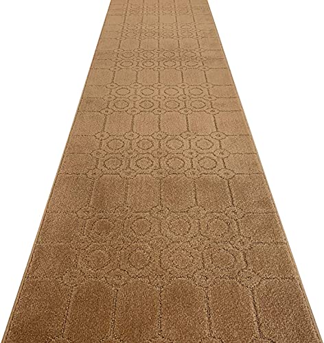 Custom Size Runner Rug Carpet For Hallway Kitchen Laundry Non-Slip Rubber Backing 27 Inch X 12 Feet #TOP3
