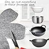 Pot and Pan Protectors for Stacking, 6 Pack in 3 Sizes, Thick Felt Pan Separators, Non-Slip Pot Stacking Protectors, Scratch-Resistant Cookware Dividers Pads for Nonstick Ceramic Glass Metal Pans #2