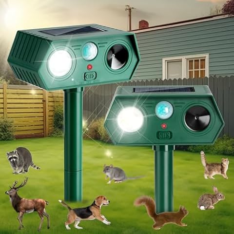 LRENQLLY 2024 Solar Animal Repeller Cover
