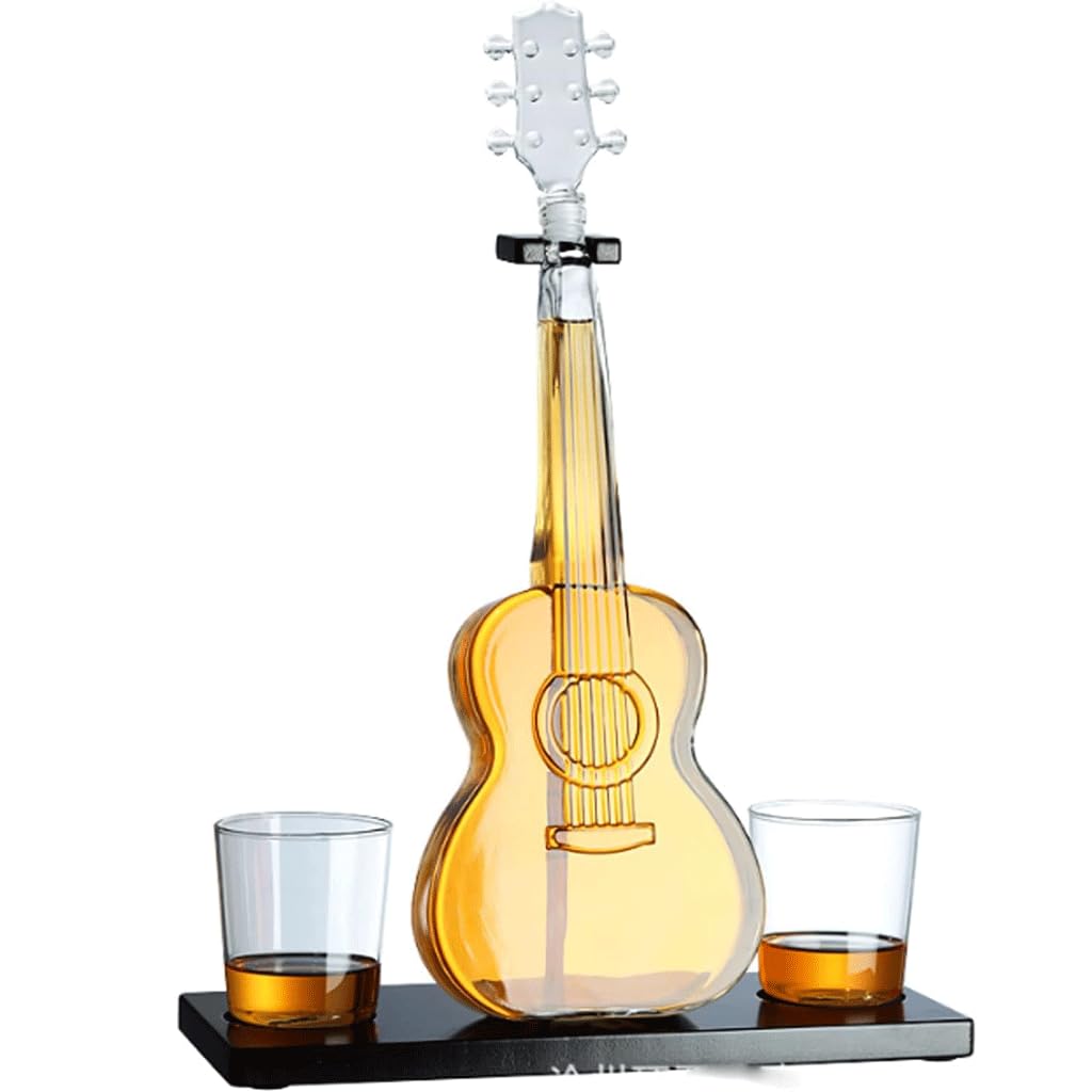 Amazon | 男性用ウイスキーデキャンタ ガラスギターワインター
