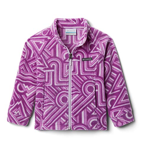 Columbia Infant/Toddler Benton Springs II Printed Fleece Jacket, Berry Jam Geo Elements, X-Large