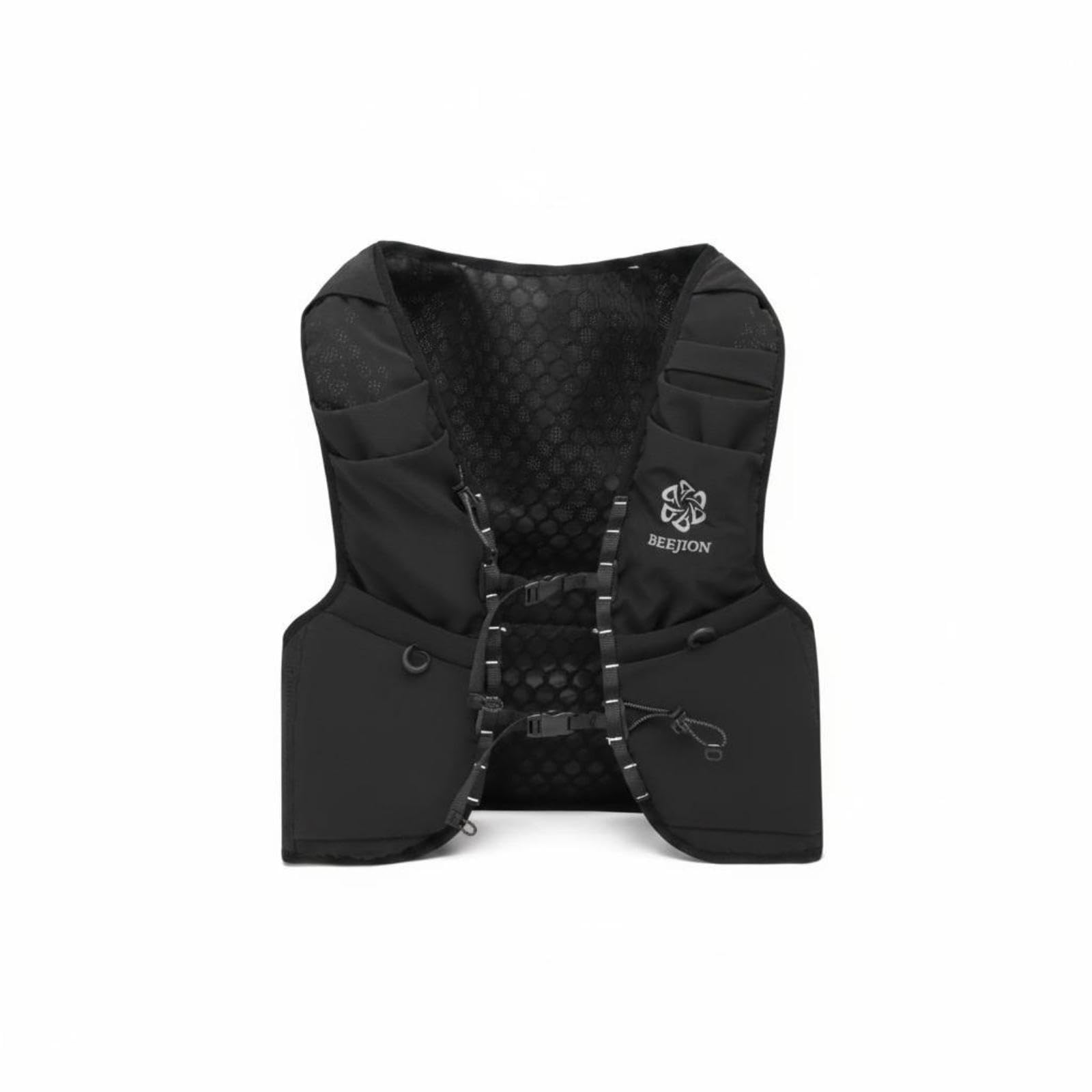 Trail Running Backpack Lightweight Trail Running Pack Multiple Pockets Water Vest Backpack for Runners, Cyclists, Mountain Hiking, Biking Black-picture-22