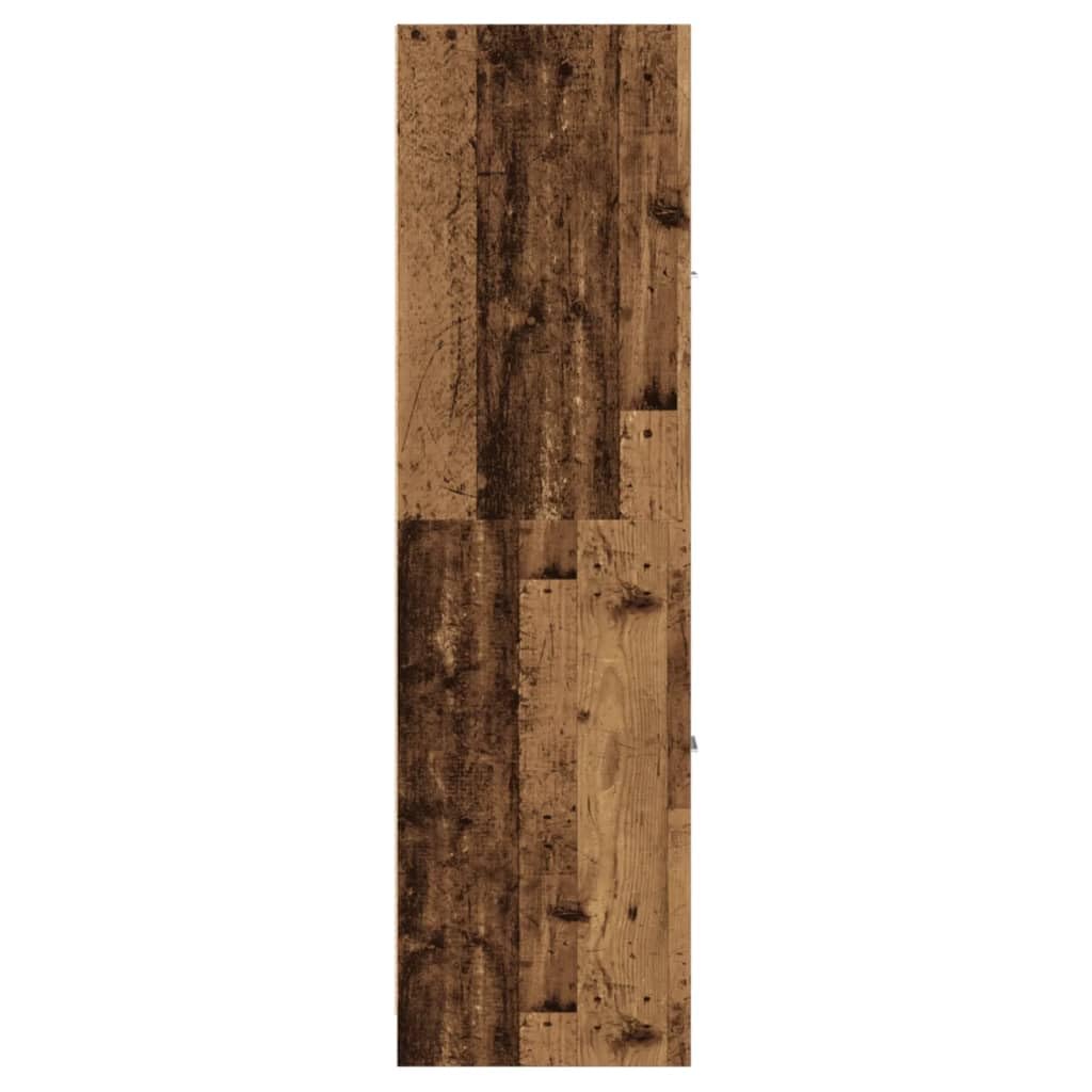 vidaXL Armadietto da Farmacia Legno Vecchio 30x41x144,5 cm Truciolato, Mobile da Farmacia, Arredamento da Farmacia, Mobile con cassetti da Farmacia