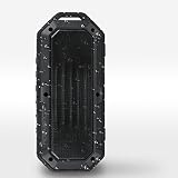 HomeSpot Wireless Bluetooth Speakers for Outdoor Stereo Waterproof with Rechargeable Battery (Black)