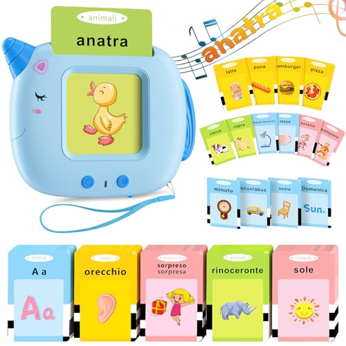 English, Talking Flash Cards Educational Toys for 1-6 Year Old Ki...