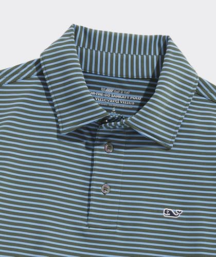 Image of Vineyard Vines Kids Bradley Stripe Sankaty Polo (Toddler /Little Kids /Big Kids)