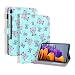 Produktbild Miagon Hülle für Samsung Galaxy Tab S7 11 Zoll T870 / T875 2020,Pu Leder Schutzhülle Case Cover mit Kartensteckplatz Ständer Funktion,Katze Bär