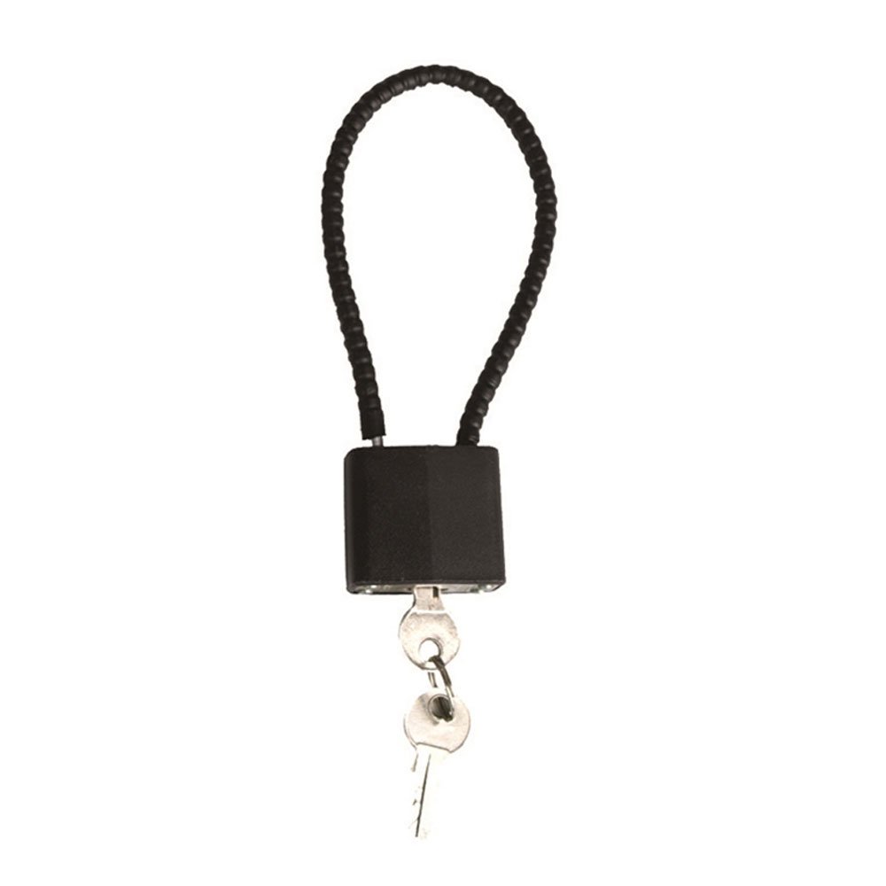 Mil-Tec Lock with Steel Cable 200mm Black