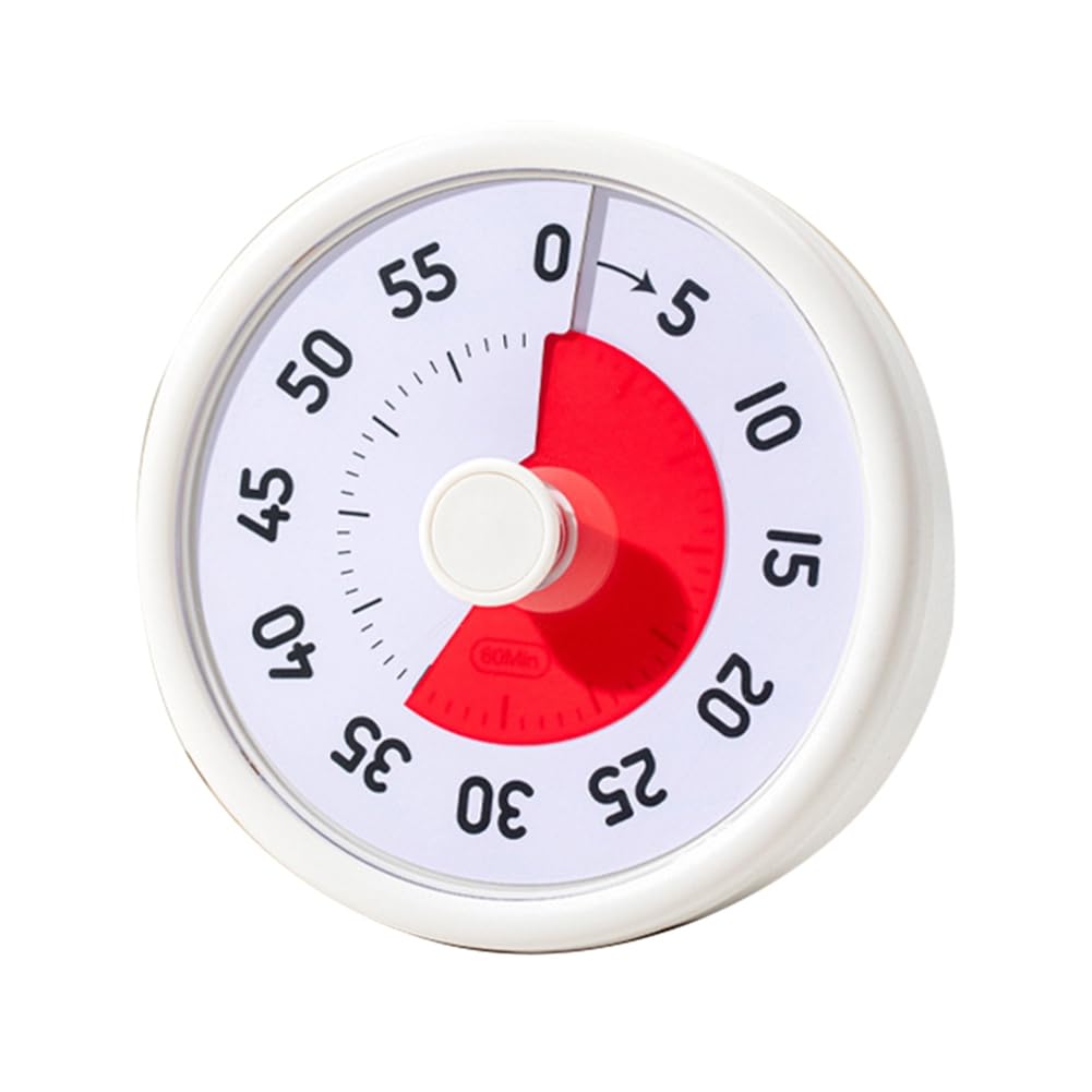 Vjsujehgy Cute Visual Timer Silent Time Manager Kitchen Timer Reminder Round Visualization Countdown Timer Kitchen Cooking